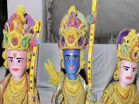 Young artists from Odisha craft 'Ram Parivar' artwork for Ayodhya temple