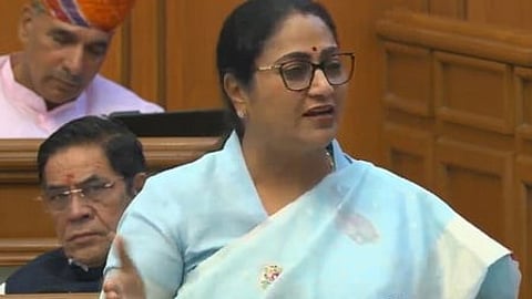 Delhi CM Rekha Gupta presents Rs 1,03,700 crore Budget for 2026-27