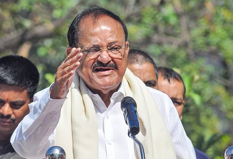 Venkaiah Naidu seeks passage of Bill in Parliament for legal status to Amaravati