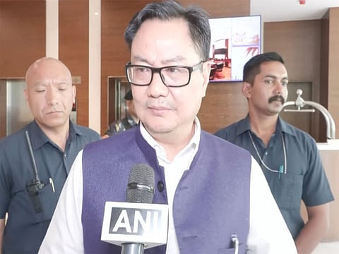 Pictured: Union Minister Rijiju