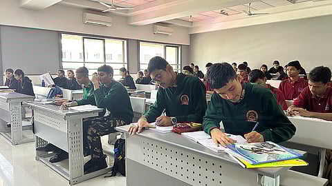 Students during Shirpur 60 JEE and NEET foundation classes