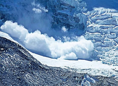 Hanging glaciers are small and steep and are found on mountain slopes and cliff edges. They are extremely unstable and vulnerable to climate change.