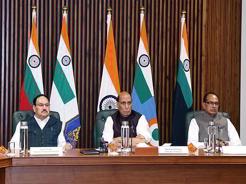 Defence Minister Rajnath Singh chairs meeting on West Asia situation