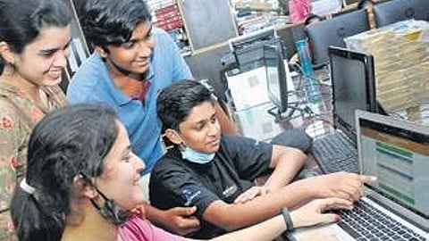 Students can log in to karresults.nic.in and enter their login details to check their results.