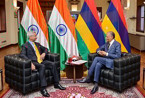 EAM Jaishankar meets Mauritius PM Ramgoolam, highlights strong progress in bilateral ties