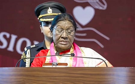 Droupadi Murmu asks doctors to be socially conscious at AIIMS Rajkot