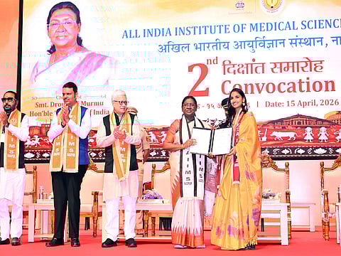 Social, moral obligation of doctors to place interests of patients above all else: President Murmu at AIIMS Nagpur Convocation