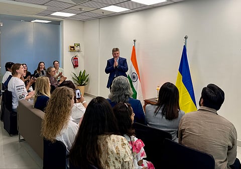 Ambassador of Ukraine to India Dr. Oleksandr Polishchuk took part in the inauguration