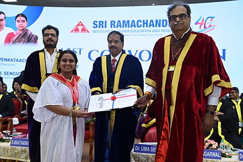 SRIHER Chennai held 41st convocation ceremony