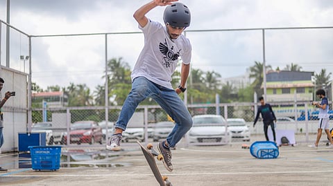 The School of Raya hosts Rumble ’26, a skateboarding platform in India