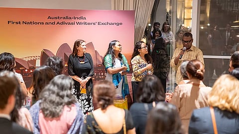 (From left) Ali Cobby Eckermann, Merinda Dutton, Beni Yanthan and Dr Hansda Sowvendra Shekhar