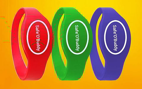Safe'O'buddy smartbands tracks the movements of the children when they're in school