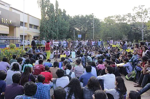 The problem started when the hostel warden called cops after discovering a female student in the male hostel | Facebook
