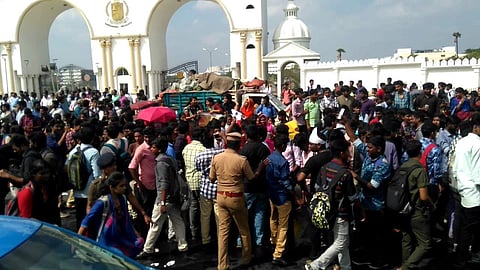 Protests at Sathyabama University are not a novelty | File Photo