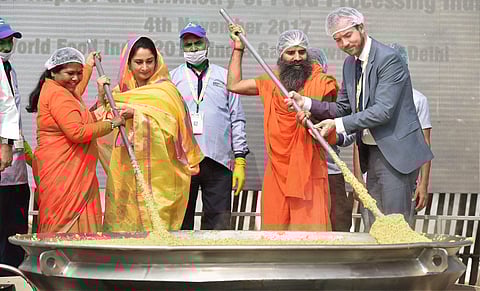 India, however, entered the Guinness World Records with its 918 kg Khichdi dish | PTI