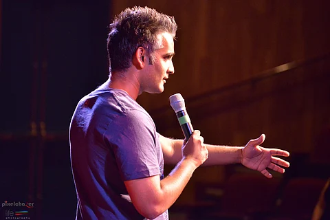 7 and a half years ago, Sanjay began doing stand-up comedy