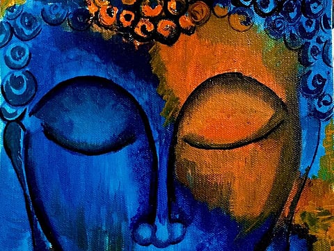 Sindhoori Somayajula's art posted on her Facebook page CanvasSutra