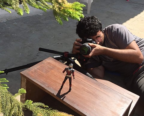 Shahzad with his camera