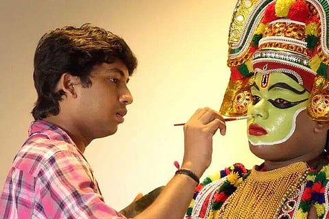 Kathakali on a canvas