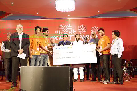 TrafficEye won the silver award at the KPIT Sparkle 2017