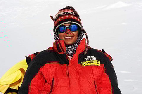 Krushnaa Patil during one of her expeditions