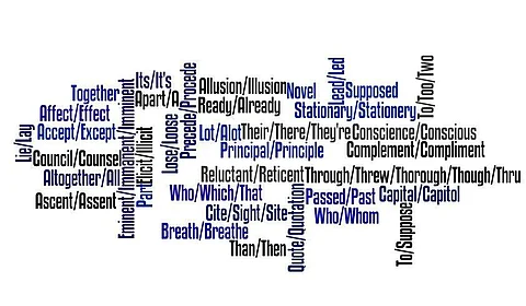Clearing doubts about words usage