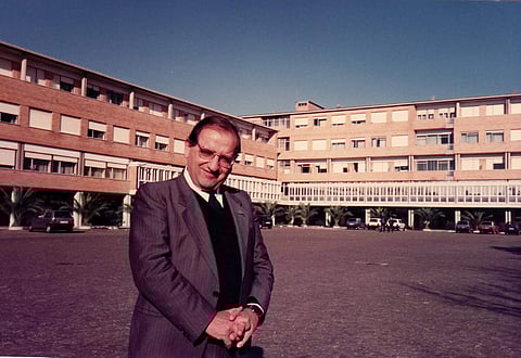 Brother Julius Santi, one of the pioneers in the print industry in South India