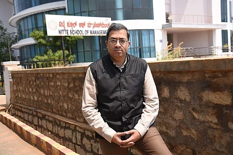 CNB Rajesh, one of NITTE'S stand- out teacher