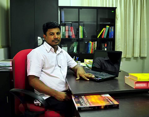Krishnan Paramasivam, and his love for mathematics | Pics: A Sanesh