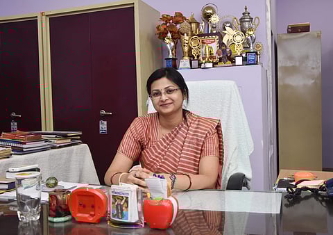 Sonamika Roy, the change- making Headmistress of Capital High School, Odisha | Pics: Shamim Qureshi