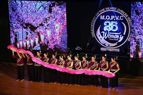 One of the cultural events held at MOP Vaishnav College's Valedictory of the Silver Jubilee | Pics: Romani Agarwal