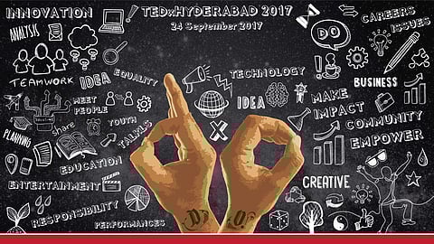 The theme of TEDxHyderabad 2017 in DO