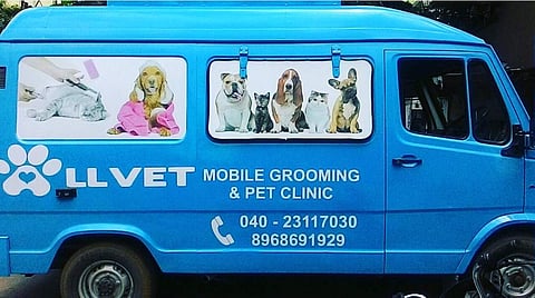 Allvet Pet Clinic's Pet Grooming Van is ready to go