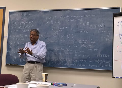 His biography on the National Academy of Sciences describes him as the someone as someone 'Best known for initiating the Loop Quantum Gravity programme .'