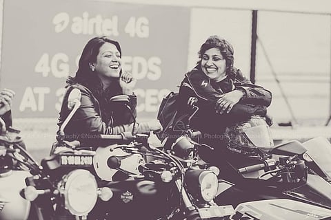 Deepa is the only female core member in the Hyderabad United Bikers