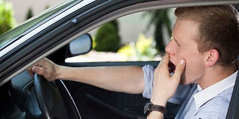 This device will alert passengers when they close their eyes by setting off an alarm