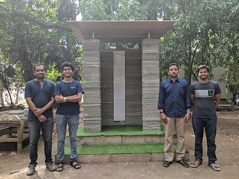 Team Tvasta has built a structure in Chennai to show us how a 3D printed house will feel and look