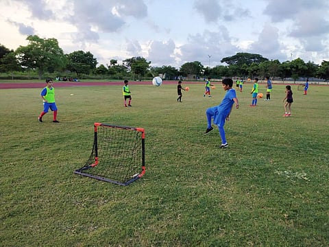 The football curriculum is accredited by The All India Football federation