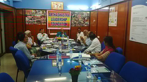 Some of the advisers of the foundation Pic: K Ramasubramanian