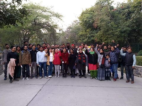 The members of Young India National Coordination Committee (Pic: N Sai Balaji)