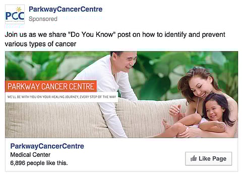Online ads pertaining to cancer awareness on Facebook help users detect the signs early on (Pic: Google Images)