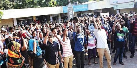 The past year was eventful for all the major campuses in the country (pic:newindianexpress.com)