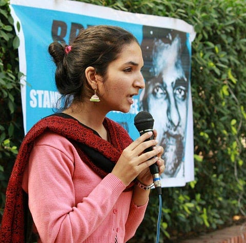 The ABVP even allegedly confronted the cops when they came to Kaur's rescue | Facebook/ Kawalpreet Kaur