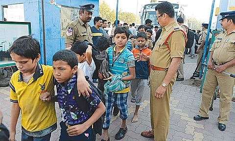 Two of the 17 children were estimated to be under 12-years-old (representative image) | AP