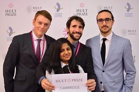 Nikita Hari along with the co-founders of Favalley