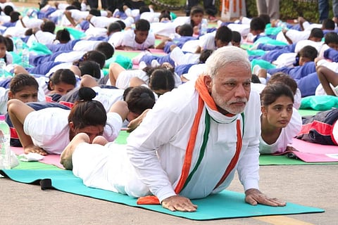 Ever since the Modu government has come into power, promoting Yoga has been one of their primary focuses.