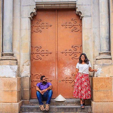 Twenty nine-year-old Ruchika Shankar and 30-year-old Avinasha Shashtry have travelled across seven countries so far