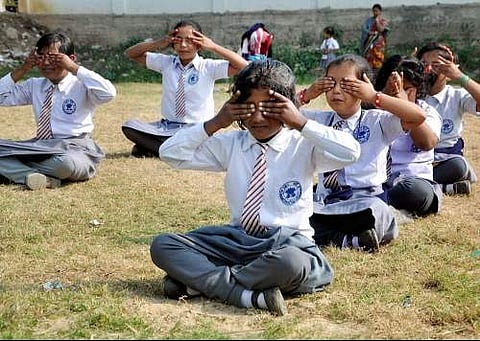 The sessions included breathing exercises, guided relaxation and several traditional yoga poses appropriate for children | Representative photo | PTI