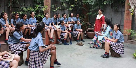 The children in the summer camp are taught colouring, dancing, rhymes as well as awareness about the Malayalam language