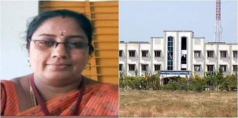 The controversy erupted after a telephonic conversation in which the assistant professor of Devanga Arts College in Arupukottai